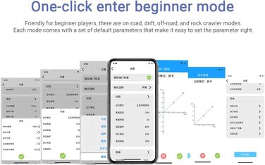 Електронний контролер швидкості ESC 90 Smart RC, WP 1080 90/180A з матовим двигуном, підходить для 23S LiPo або 68-елементних NiMH акумуляторів