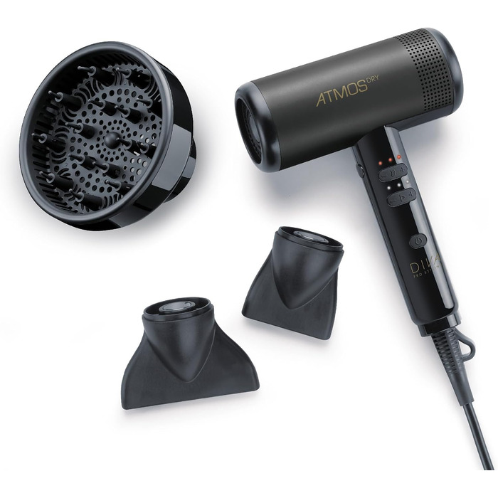 Фен Diva Atmos Dry, чорний