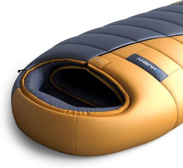 Спальний мішок Husky Enjoy на 4 сезони до -25C, теплий зимовий матуся-спальний мішок для дорослих, зимовий спальний мішок для кемпінгу, трекінгу та використання на природі 230x85