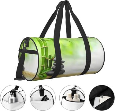 Універсальна дорожня сумка з бамбукового вугілля, спортивна сумка для чоловіків та жінок, сумка-мішок