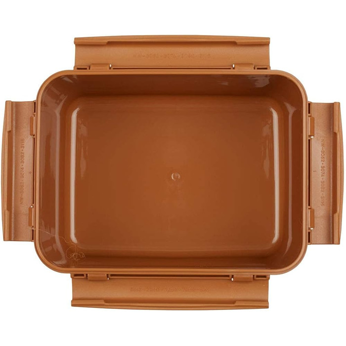 Контейнер для зберігання та ферментації квашеної капусти преміум-класу Crazy Korean Cooking з внутрішньою вакуумною кришкою, піщано-коричневий, 5,2 л, 2 шт. и по 5,2 л (1,3 галона), 2 шт.