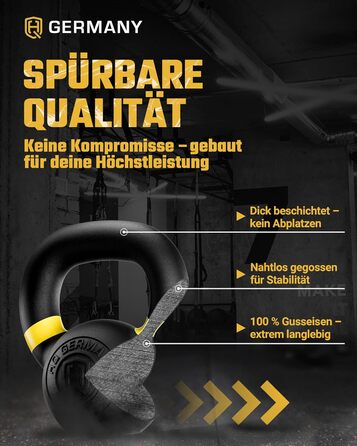 Гіря HQ Germany з порошковим покриттям (Powdercoat) 2-32 кг Стартовий набір (2468 кг)