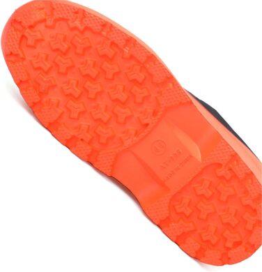 Чоловічі гумові чоботи до коліна, водонепроникні, з EVA, теплі, захисне взуття для використання на вулиці, гумові чоботи для активного відпочинку, риболовлі, помаранчеві, розмір 43 EU