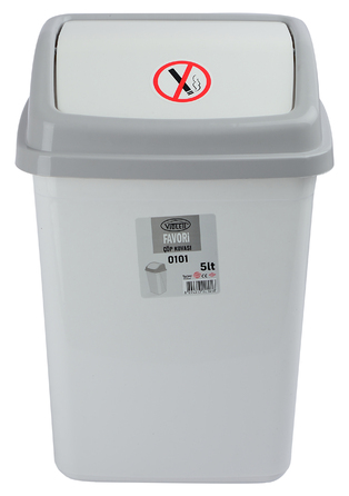 Контейнер для сміття Violet House 0101 White, 5 л (6749529)