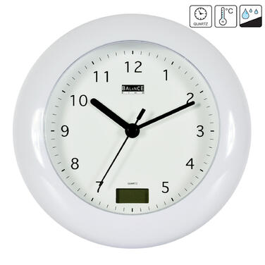 Годинник настінний Technoline 506271 Bathroom Clock White (506271)