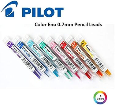 Заправки Pilot PLCR-7-SL Eno, 0.7 мм, різнокольорові, 8 шт.