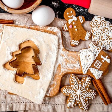 Різдвяні формочки для печива набір із 20 формочок KEELYY