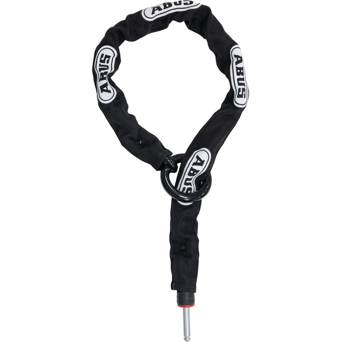 Ланцюг для кріплення рами ABUS із вставним замком Adaptor Chain 2.0 6KS Ланцюг для додаткової безпеки велосипеда товщина 6 мм, 130 см, чорний, без чохла для замка