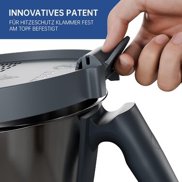 Дренажний допоміжний засіб для Thermomix TM5 TM6, Термозахисний затискач, Ливарний фільтр, Зливний ситечко для овочів, фруктів, Дренажний допоміжний засіб для Thermomix, TM5 TM6 Аксесуар Сито для локшини з Без BPA