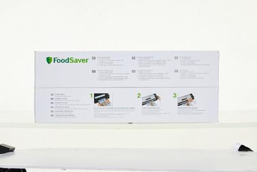 Вакуумний пакувальник FoodSaver з слайсером і зберіганням рулонів з ручним вакуумним пакувальником і функцією маринування Містить вакуумні пакети в асортименті FFS017X, срібний стандарт