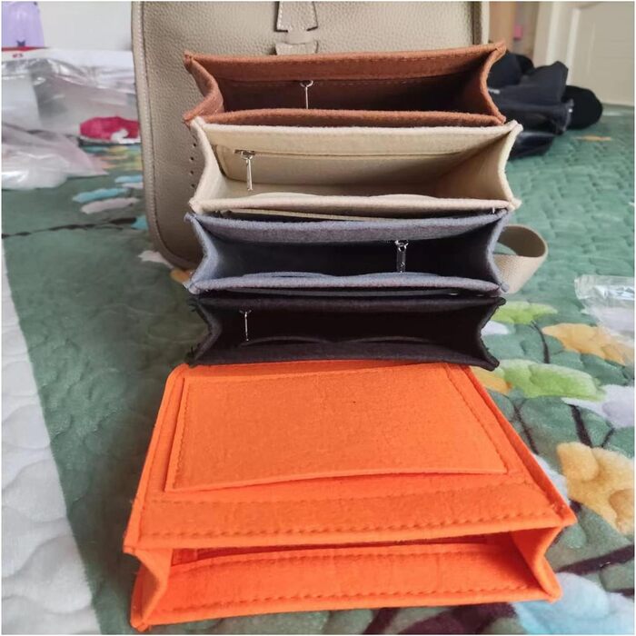 Фетровий органайзер Lckaey для сумки Hermes Evelyne III TPM PM GM вставка для сумки mini 16 29 33 органайзер для гаманця Y003 Blac