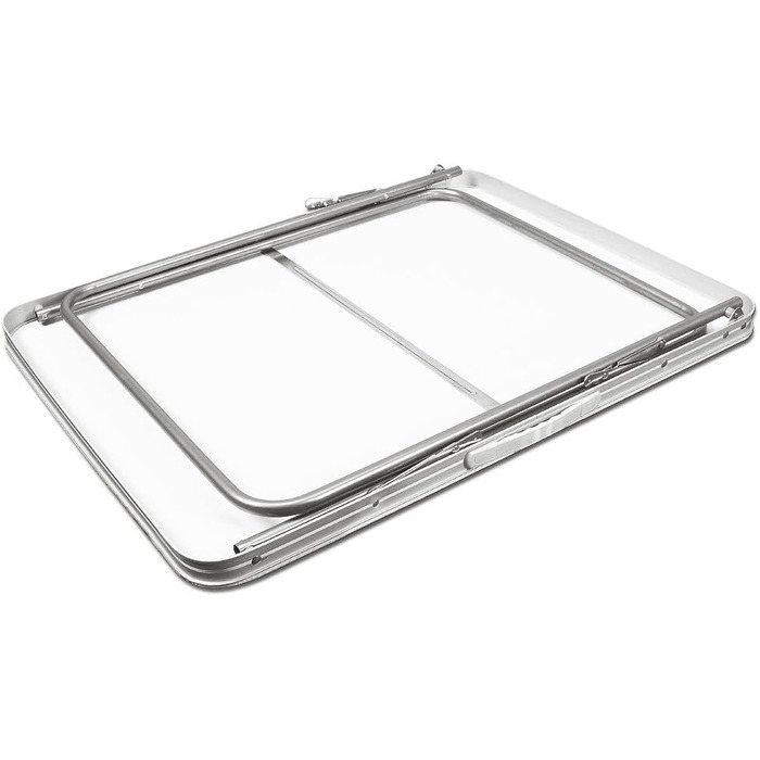 Складаний кемпінговий стіл CASARIA 80 x 60 см, невелика алюмінієва ручка для перенесення, 3,4 кг, легкий, стабільний садовий стіл, приставний столик, складний кемпінговий аксесуар