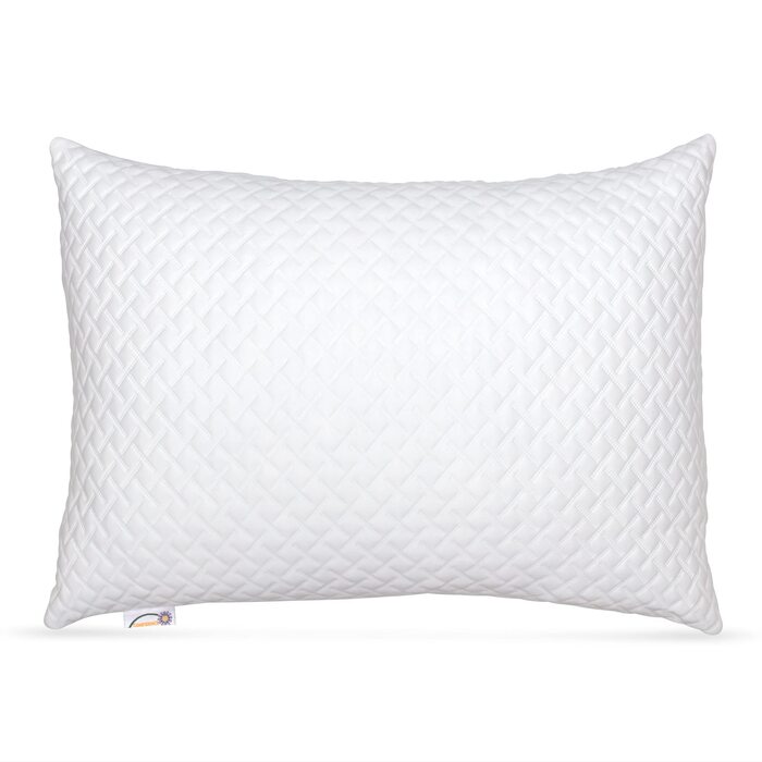 Ортопедична подушка преміум-класу 50x70 см, подушка з лускатками піни з ефектом пам&39яті, ергономічна підтримка шиї, подушка для сну на боці, подушка для сну на спині, подушка для підтримки плечей, чохол, який можна прати