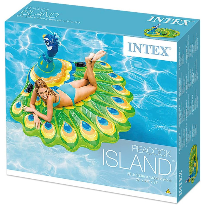 Товари Надувний матрац Intex Peacock 3rd Grande кольоровий
