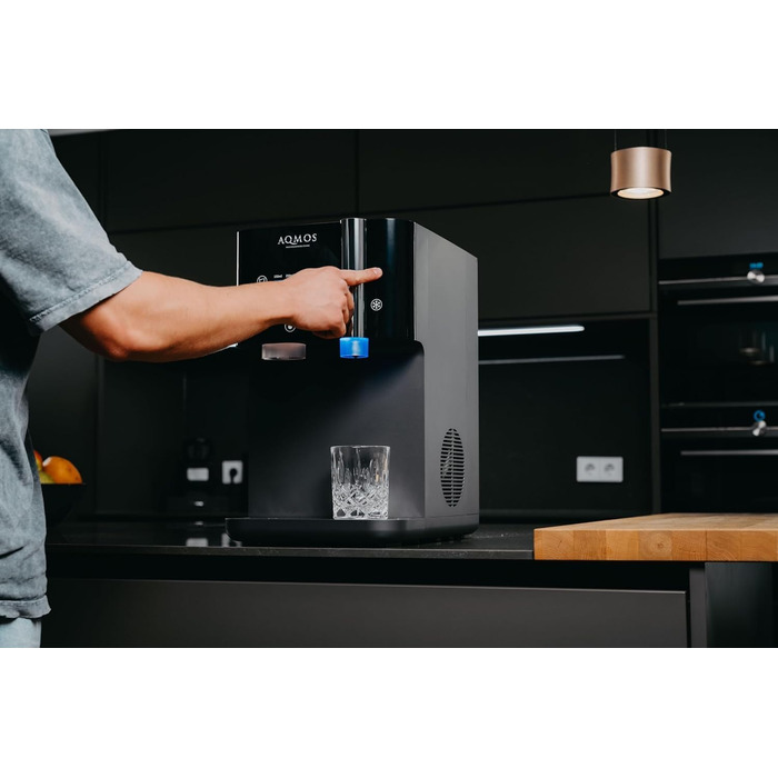 Диспенсер для води AQMOS для пиття (чорний)