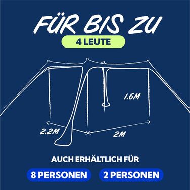 Пляжний намет SUN NINJA з UPF 50 - Сонячний навіс, пляжне вітрило з лопатою для піску та кілочками - Пляжний намет для немовлят із захистом від ультрафіолету 50 - Пляжний намет для 4 осіб - Бірюзовий