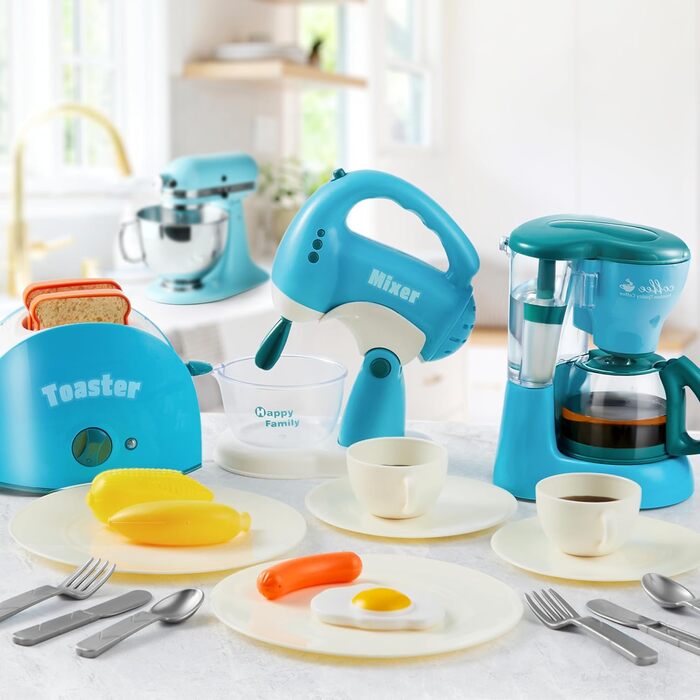 Іграшка JOYIN Kitchen Appliances, ігровий набір кухонних аксесуарів для дітей, удавана кухонна іграшка, кавова машина, блендер, то