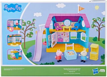 Іграшка для дошкільнят Peppa Pig Hasbro Kids Clubhouse зі звуковими ефектами, що включає 2 фігурки та 7 аксесуарів, вік 3.