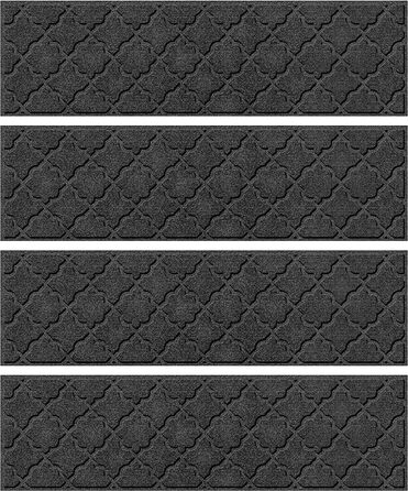 Підлога для бунгало, сходинки колекції Cordoba, 8-1/2 дюйма x 30 дюймів, антрацит