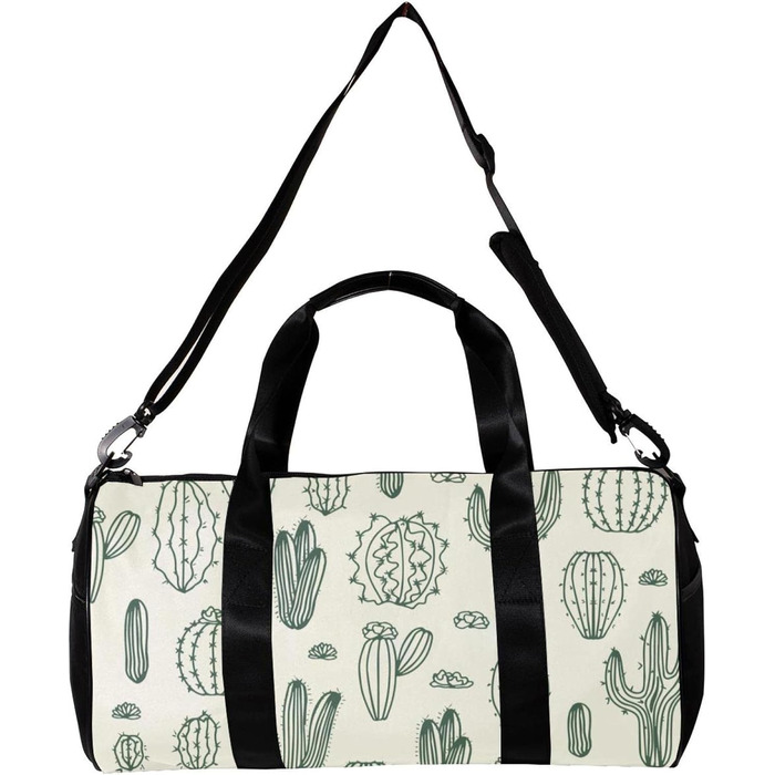 Спортивна сумка, маленька дорожня сумка, сумка для йоги, з мультяшним малюнком кактуса, сумка для фітнесу на відкритому повітрі, сумка-шопер