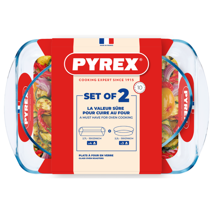Набір форм для запікання Pyrex, 2 предмети (7092332)