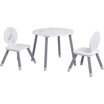 Дитяча група сидінь Habeig, дитячий стіл з 2 стільцями, дитяча парта
