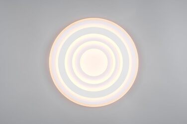 Стельовий LED-світильник Trio Leuchten Costa 633510131, білий матовий метал, акрил, 50 Вт, з пультом ДК, регулюванням кольору та яскравості світла, димером та нічним підсвічуванням