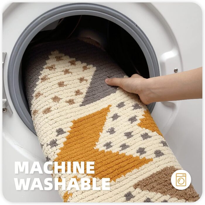 Килимок для дверей Color G для приміщень 60x90 см, нековзний килимок для вловлювання бруду, килимок для дверей, що миється, килимок для вхідної зони, передні двері, для використання всередині та зовні приміщень (жовтий) Жовтий 60 x 90 см (прямокутний)