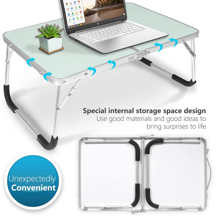 Складаний стіл для ноутбука HOSTIC для дому, ліжка та дивана