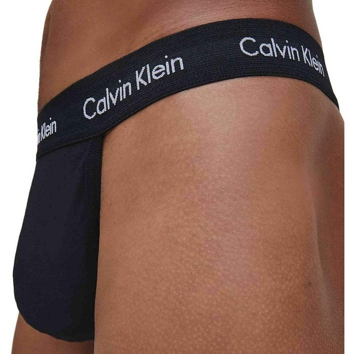 Чоловічі стрінги Calvin Klein 2Pk з 2 упаковок зі стрейчем XL чорний (чорний)