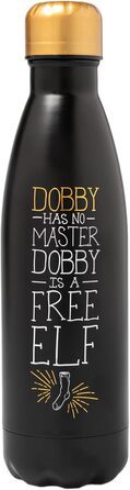 Термос Grupo Erik Dobby з нержавіючої сталі 500 мл - Спортивна пляшка для води 500 мл - Дитяча пляшка для води - Товар для фанатів Гаррі Поттера, кобальтовий