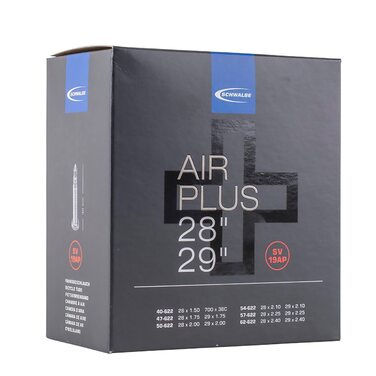 Камера Schwalbe SV 19AP (Air Plus) для велосипеда // 28 (40/62-622) Чорна