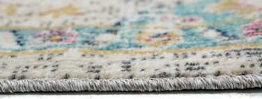 Відкритий східний килим орнаменти вітальні килим для вітальні вінтажний в сіро-блакитному кольорі розмір 160х230 см 160х230 см сір