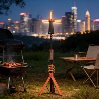 Легкі телескопічні складні ліхтарі з акумулятором 9000 мАг та 25 годинами автономної роботи