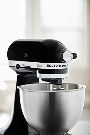 Кухонні комбайни KitchenAid CLASSIC 4.3 л з відкидною головкою двигуна, 4,3 л, чорний чорний одинарний
