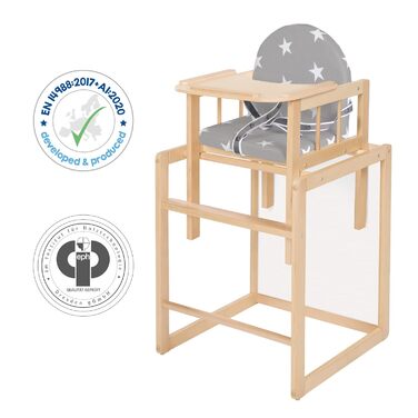 Комбінований стільчик для годування, стільчик для годування з обідньою дошкою, що трансформується в стіл і стілець, дитячий стільч