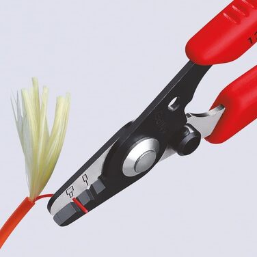 Клещі для зняття ізоляції з оптоволоконних кабелів KNIPEX Abisolierzange, 12 82 130 SB