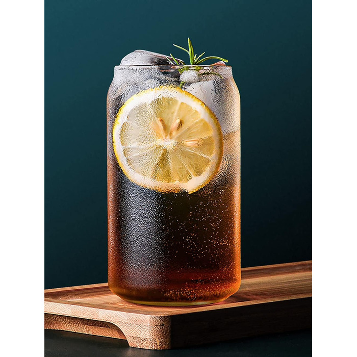 Великі склянки для пивних банок Склянки для води Склянки для соку Склянки для віскі Склянки для пиття Набір з 4 шт. з губчастою щі