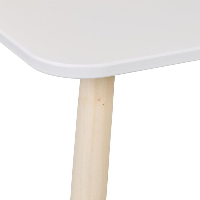 Дитячий комплект меблів Relaxdays, 3 предмети, дитячий стіл з 2 стільцями, для дівчаток та хлопчиків, зона відпочинку для дитячої кімнати, білий/натуральний