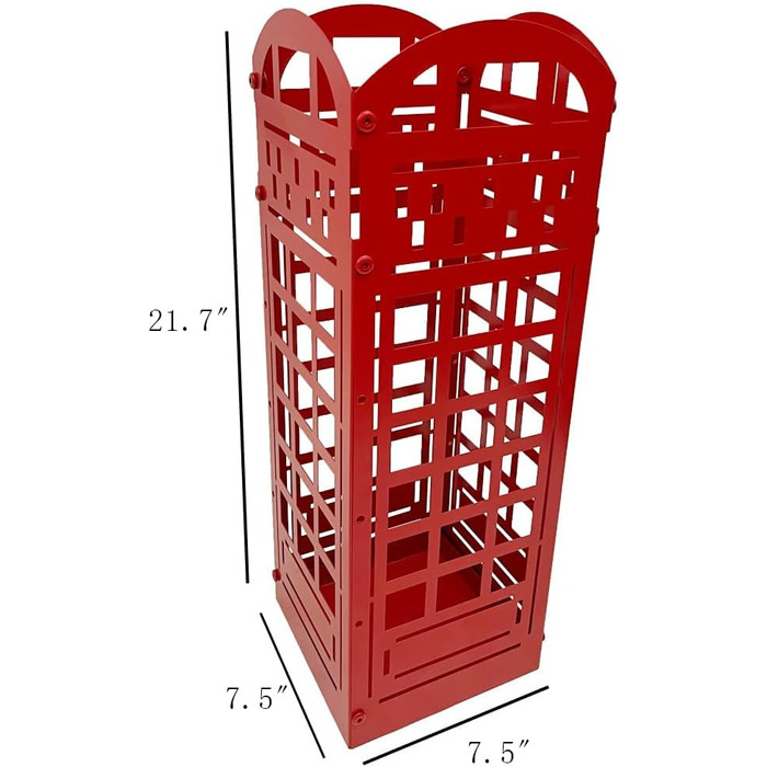 Підставка для парасольки, металева, підставка для палиці, тримач для палиці, декоративна червона коробка для телефону, підставка для парасольки, внутрішній органайзер для вхідних дверей, на відкритому повітрі