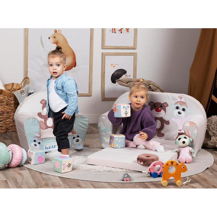 Дитячий стільчик - Малюки та ведмідь, 74037 -