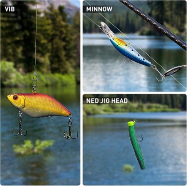 Набір рибальських снастей та приманок THKFISH із 153 предметів, рибальський набір, коробка для рибальських снастей, коробка для наживки з рибальськими аксесуарами, приманками, гачками, грузилами та спінінговими приманками, рибальський набір із 153 предмет