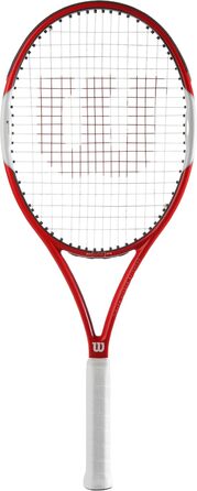 Тенісна ракетка Wilson L2 Six One Lite 102 червона/сіра