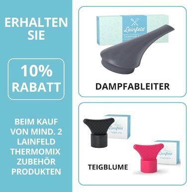 Паровий дивертор для Thermomix TM5 TM6 Паровий розрядник для захисту навісних шаф Кухонні аксесуари для відведення пари для Vorwerk TM-5 TM-6 для TM5/6 - Антрацит