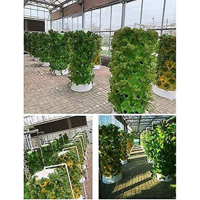 Для трав, фруктів і овочів із зволожуючим насосом, таймером, адаптером, грядкою для посіву та сітками, 8 поверхів