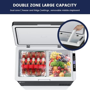 Літровий компресор з прохолодною коробкою -20 20 , електричний компресор для міні-холодильника 12/24V, портативний автомобільний х