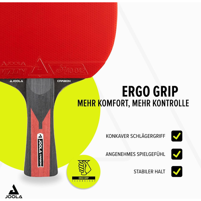 Тенісна ракетка JOOLA Carbon Control + набір Carbon Speed (м’ячі + чохол)
