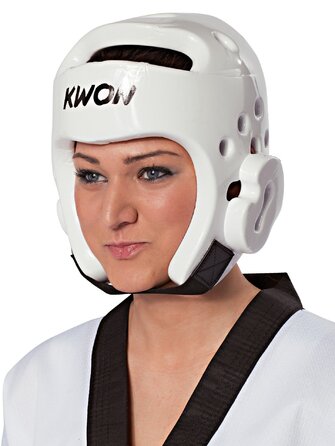 Захист для голови Kwon Taekwondo 4006 PU CE WTF, білий, M