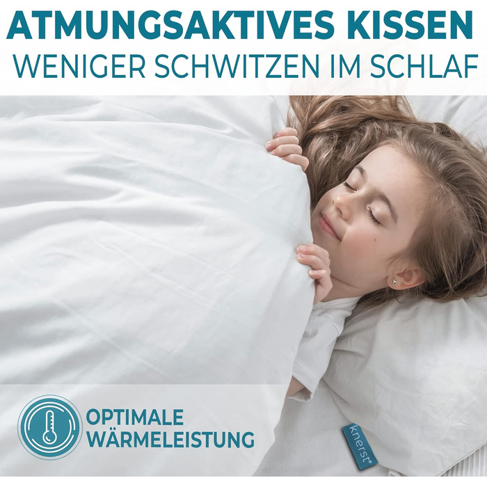 Дитяча подушка 40x60 - Ергономічна дитяча подушка для м'яких снів - Комфортна дитяча подушка для оптимальної підтримки - Дитяча по