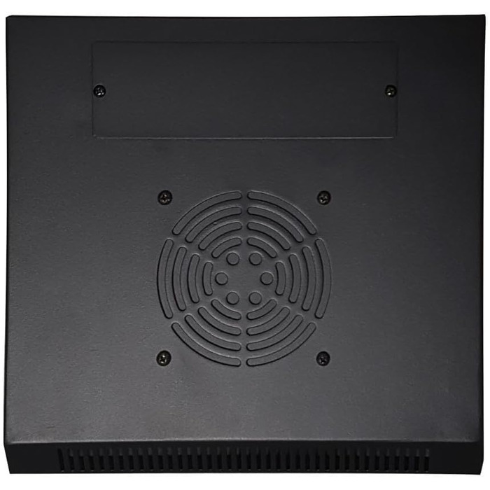 Дюймова серверна стійка - зі скляними дверима (ШxГxВ) 312x310x618 мм - Чорна - для домашнього та офісного використання 12U Чорний, 12U - 10-